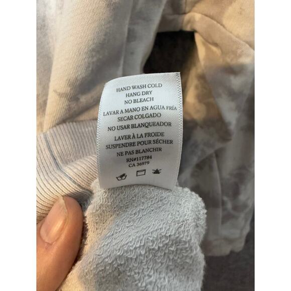 Rails Theo Scoop Neck Large Gray Tie-Dye Sweatshirt - Picture 6 of 7